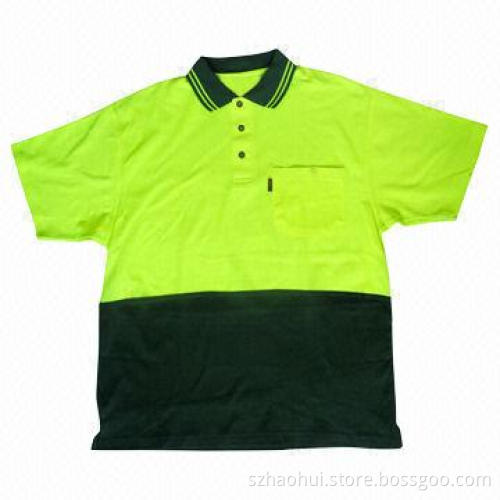 Hivis Men's Polo, Made of Polyester Material, Size of XS-5XL